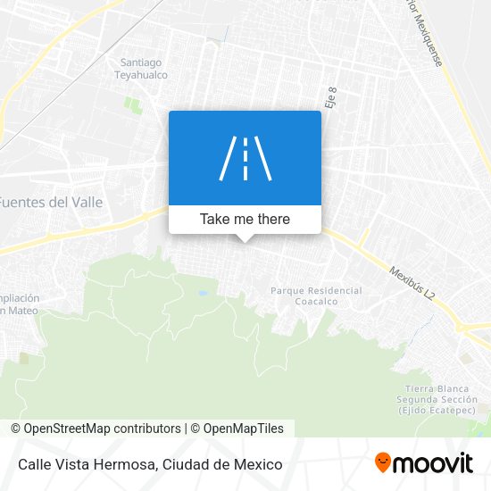 Calle Vista Hermosa map