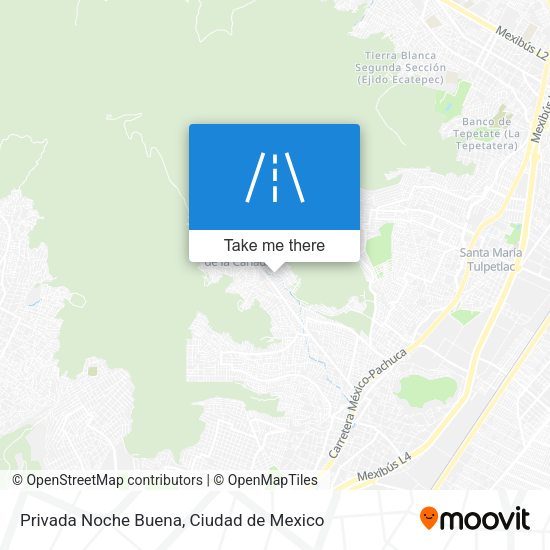 Privada Noche Buena map