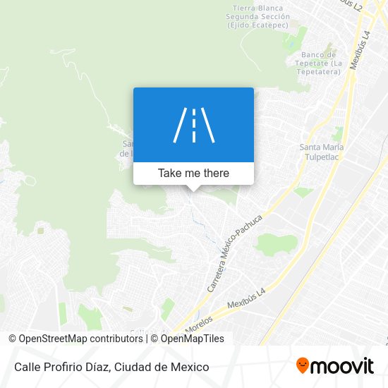 Mapa de Calle Profirio Díaz