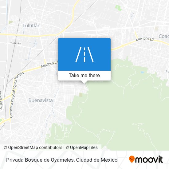 Privada Bosque de Oyameles map