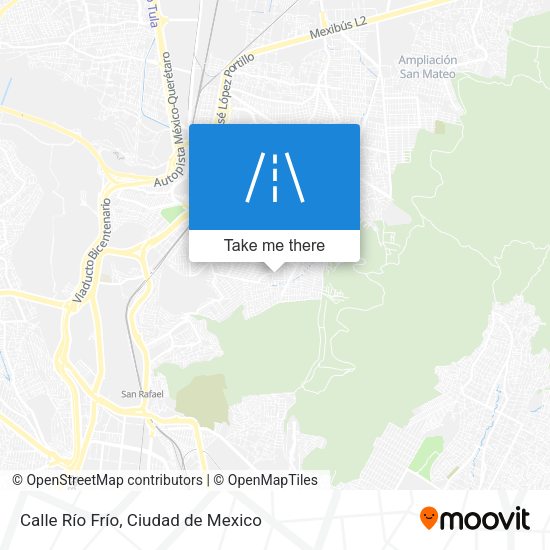 Mapa de Calle Río Frío