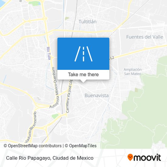 Calle Río Papagayo map