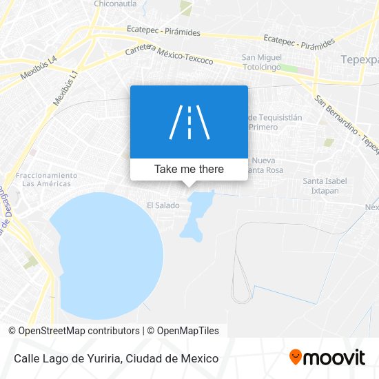 Mapa de Calle Lago de Yuriria
