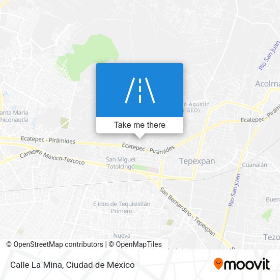 Mapa de Calle La Mina