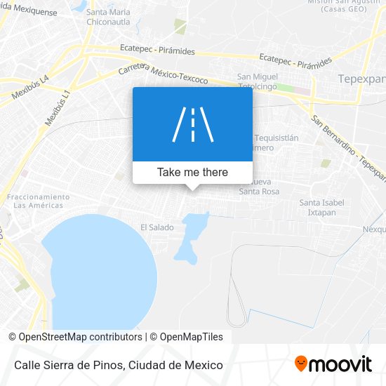 Mapa de Calle Sierra de Pinos