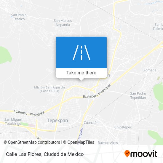Calle Las Flores map