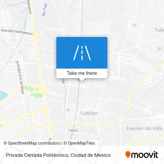 Mapa de Privada Cerrada Politécnico