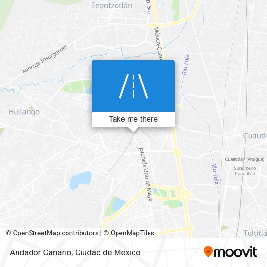 Andador Canario map