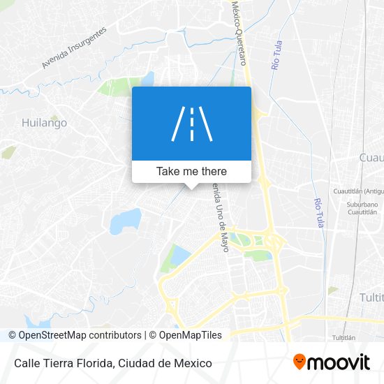 Calle Tierra Florida map