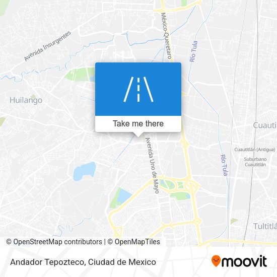 Andador Tepozteco map