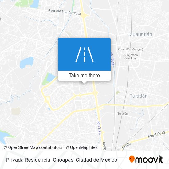 Privada Residencial Choapas map