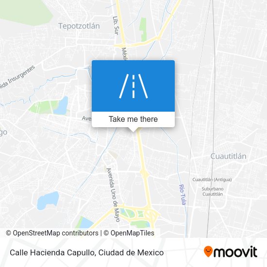 Mapa de Calle Hacienda Capullo