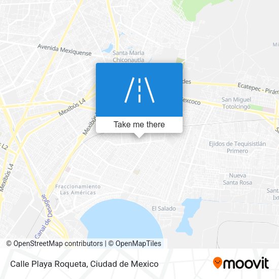 Mapa de Calle Playa Roqueta