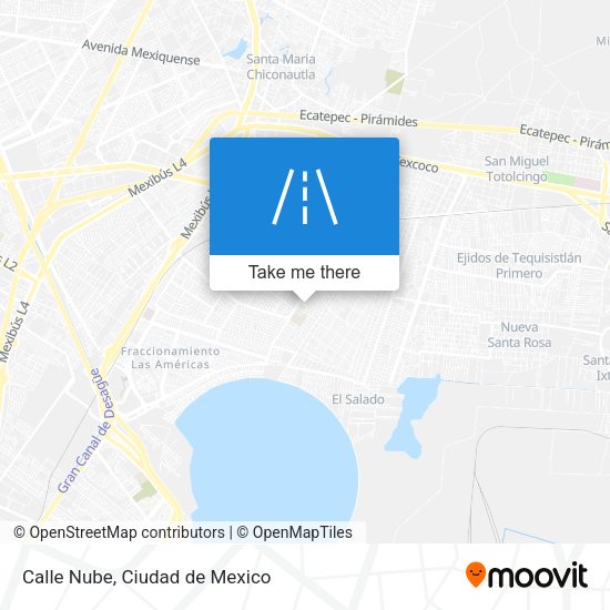 Mapa de Calle Nube