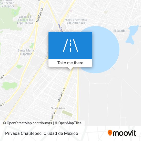 Privada Chautepec map