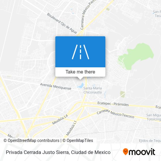 Privada Cerrada Justo Sierra map