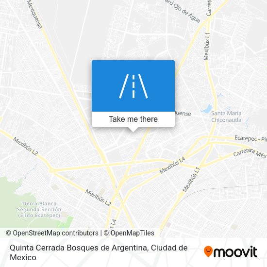 Quinta Cerrada Bosques de Argentina map