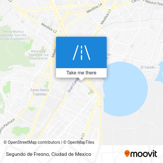 Segundo de Fresno map