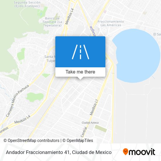 Mapa de Andador Fraccionamiento 41
