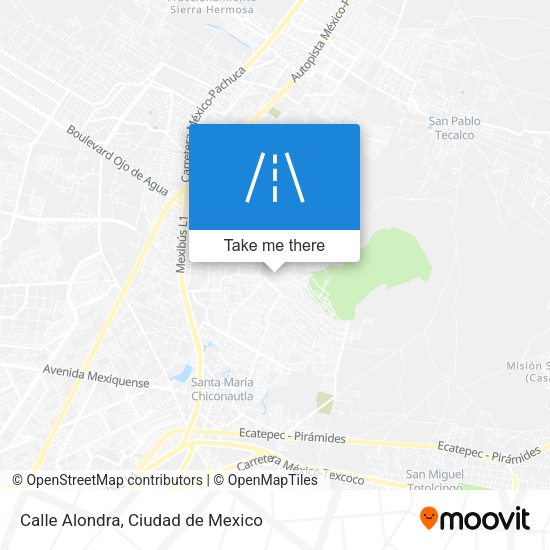 Calle Alondra map