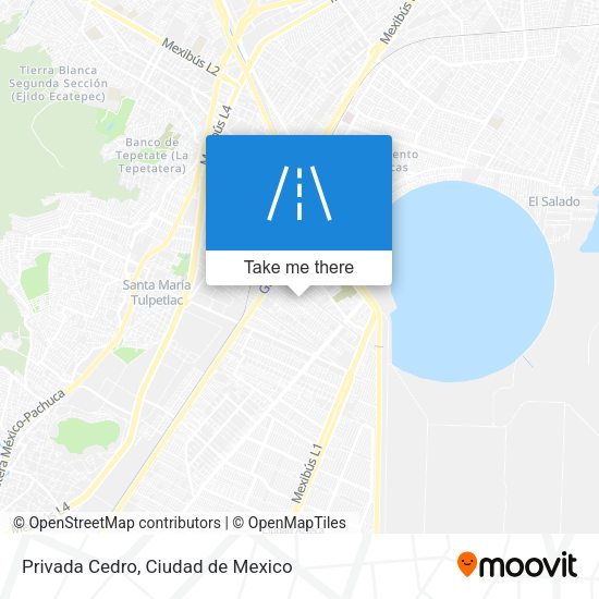Mapa de Privada Cedro
