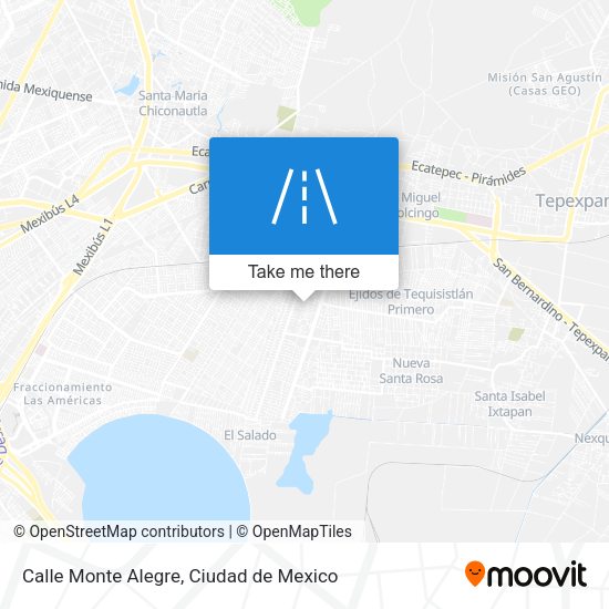 Calle Monte Alegre map