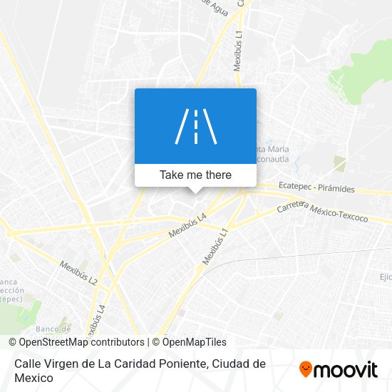 Calle Virgen de La Caridad Poniente map