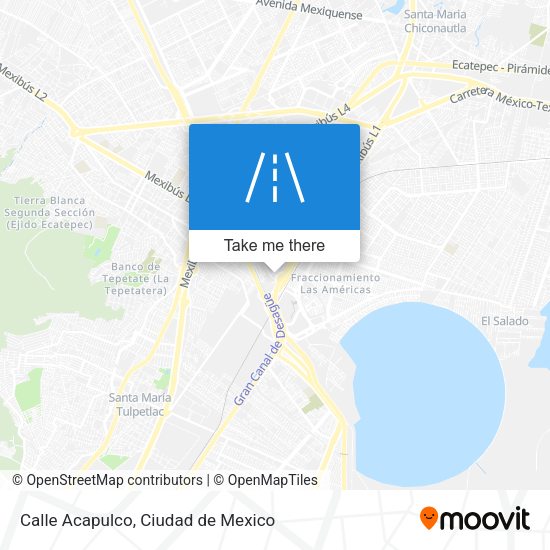 Calle Acapulco map
