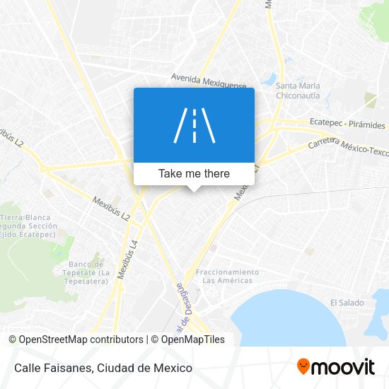 Calle Faisanes map