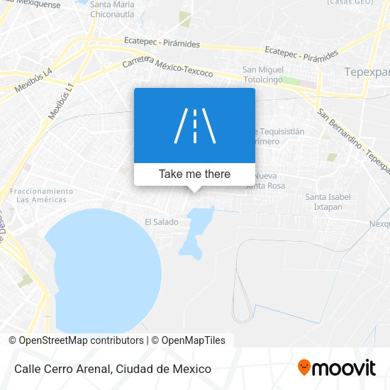 Calle Cerro Arenal map