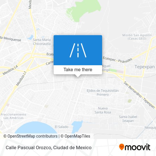 Mapa de Calle Pascual Orozco