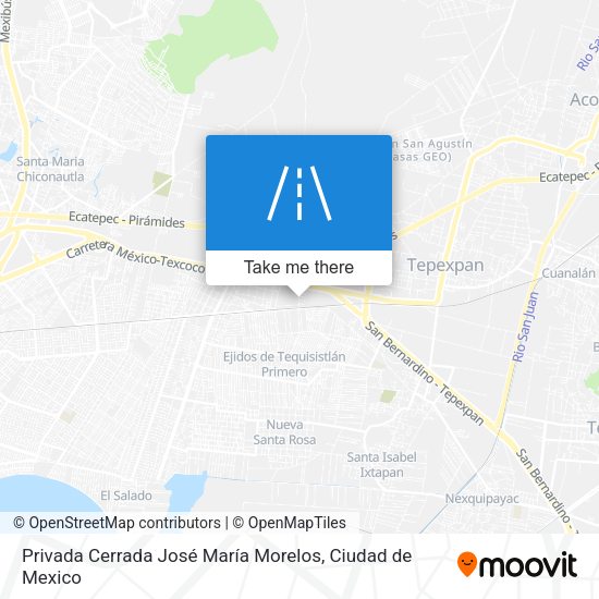 Privada Cerrada José María Morelos map