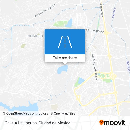 Mapa de Calle A La Laguna
