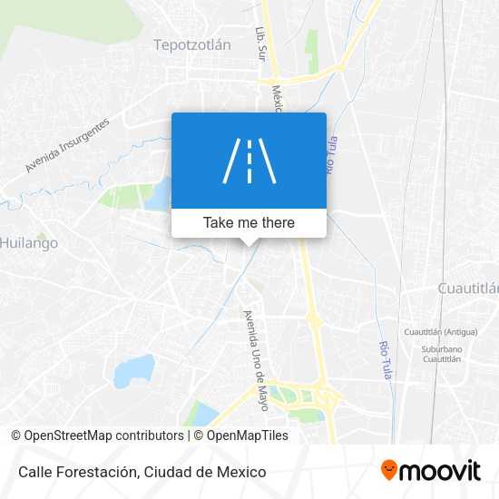 Calle Forestación map