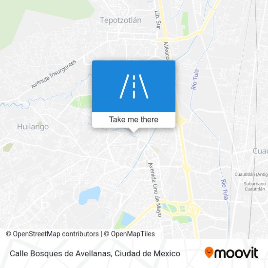 Calle Bosques de Avellanas map