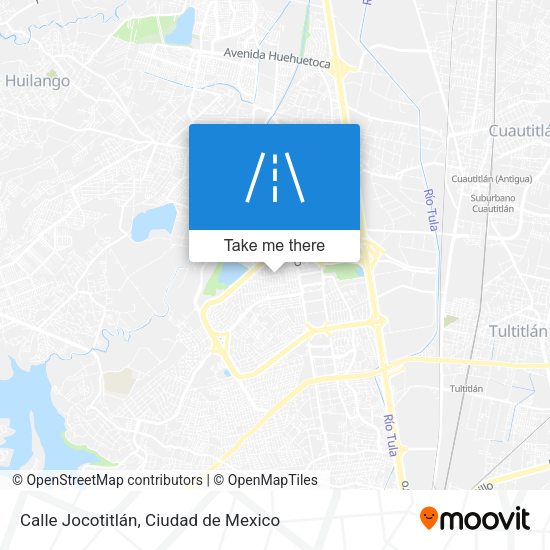 Calle Jocotitlán map