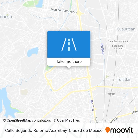 Calle Segundo Retorno Acambay map