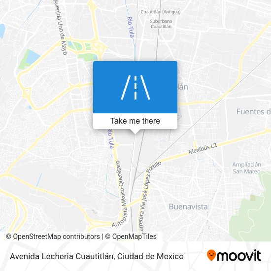Avenida Lecheria Cuautitlán map