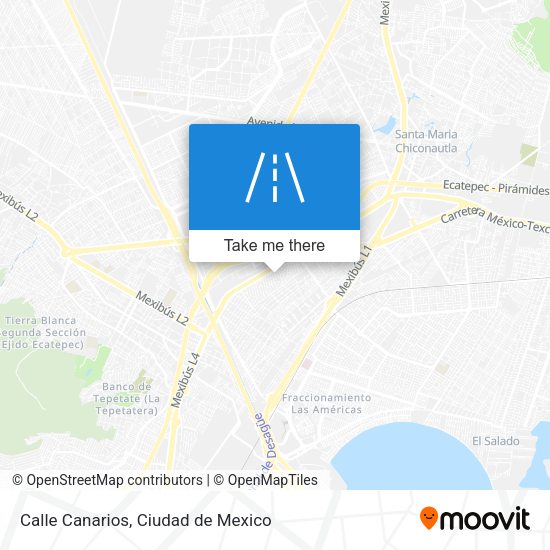 Calle Canarios map