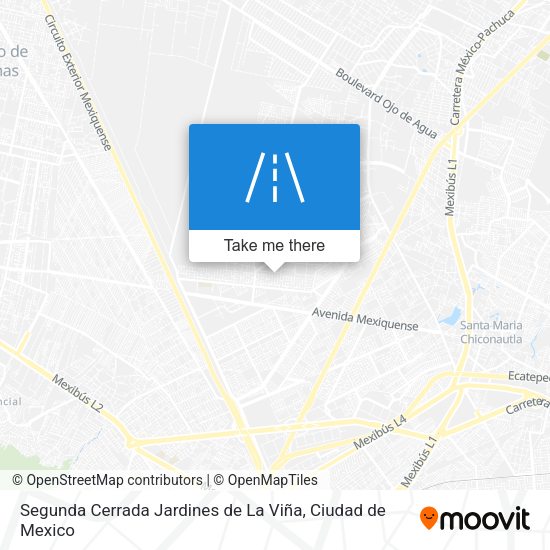 Segunda Cerrada Jardines de La Viña map