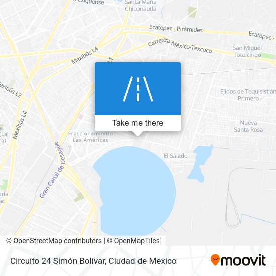 Circuito 24 Simón Bolívar map