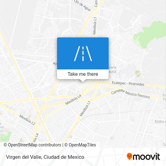 Virgen del Valle map