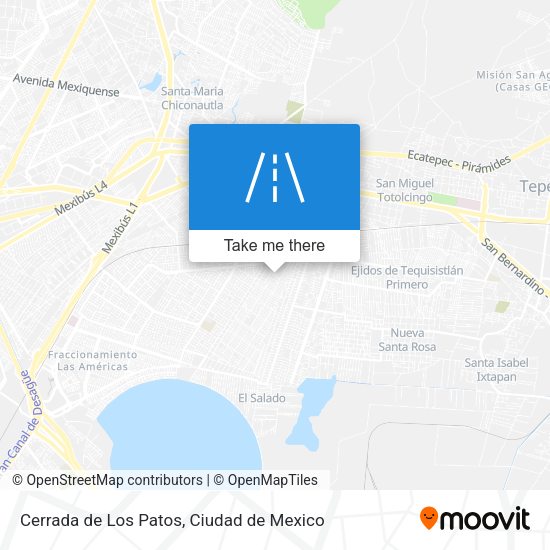 Cerrada de Los Patos map