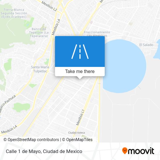 Calle 1 de Mayo map