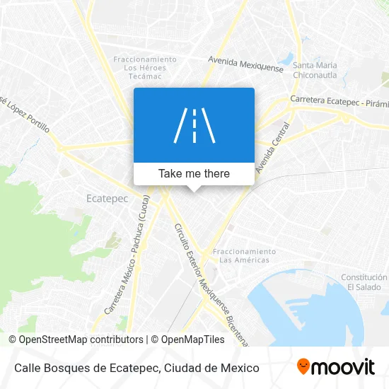 Calle Bosques de Ecatepec map