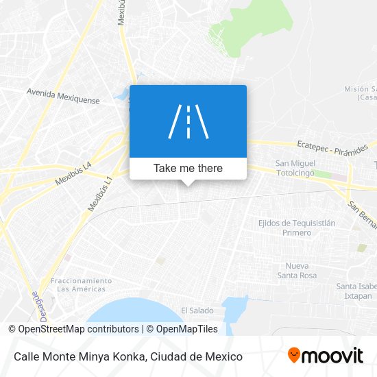 Calle Monte Minya Konka map