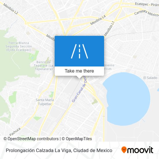 Prolongación Calzada La Viga map