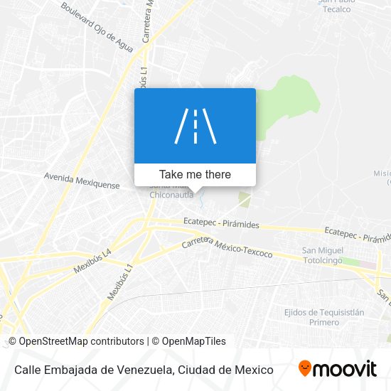 Calle Embajada de Venezuela map