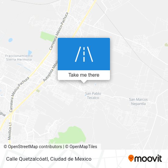 Calle Quetzalcóatl map