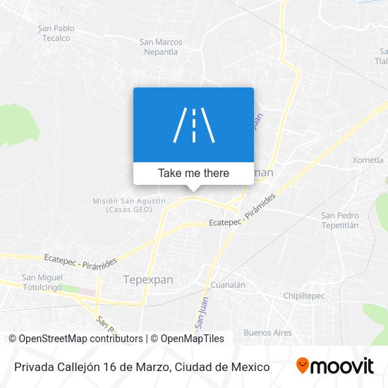 Privada Callejón 16 de Marzo map